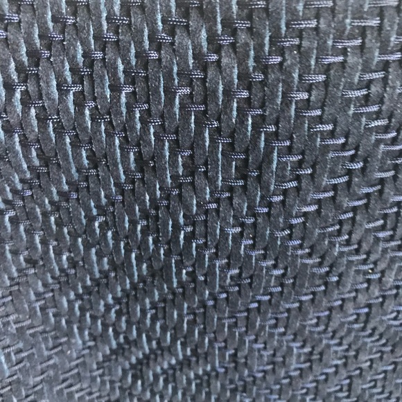 Liz Claiborne Blue Suede Bag Woven Suede Front - Picture 3 of 7